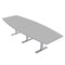Skutchi Designs 45 in W, 144 in L, 29 in H, Engineered Wood Top, Grey HAR-BOT-46x143-T-XD01 - alternate 1